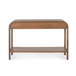 SANAT modern mangófa konzolasztal - 120cm