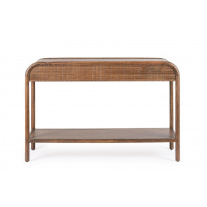 SANAT modern mangófa konzolasztal - 120cm BIZZOTTO