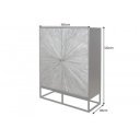 BARRACUDA STAR design teakfa szekrény-120cm