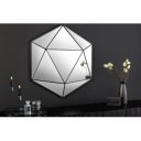 SHARD modern fali tükör 62 cm – fekete
