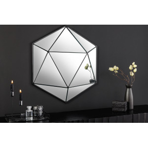 DIAMOND modern tükör - 60cm - fekete INVICTA