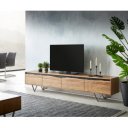 GLACIER prémium akác TV-szekrény - 220cm