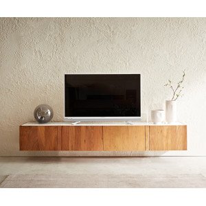SECARA prémium akác fali TV-szekrény - 200/220cm bútor