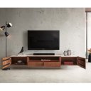 SECARA-II prémium akác fali TV-szekrény -220cm