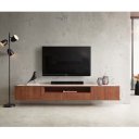 SECARA-II prémium akác fali TV-szekrény -220cm