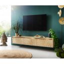 CIRCULO prémium mangófa fali TV-szekrény - 175/220cm