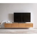 KENNEDY prémium akác fali TV-szekrény - 220cm