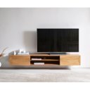 KENNEDY prémium akác fali TV-szekrény - 200/240cm