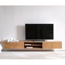 KENNEDY prémium akác fali TV-szekrény - 200/240cm