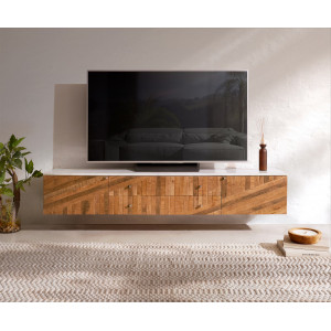 ROSSETTI prémium mangófa fali TV-szekrény - 175/200cm bútor