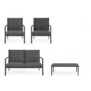 KENNETH prémium kültéri szett - antracit