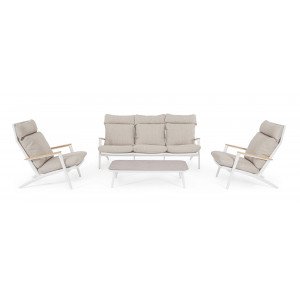 IBISCO prémium kültéri szett - fehér/beige BIZZOTTO