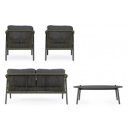 MIRAVET prémium kültéri szett - antracit/zöld