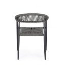 JAINA modern kültéri szék - szürke/antracit