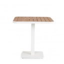 ZELMAR modern kültéri étkezőasztal - 75cm - fehér