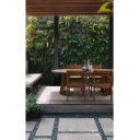 RODANO prémium akác kültéri étkezőasztal - 220cm