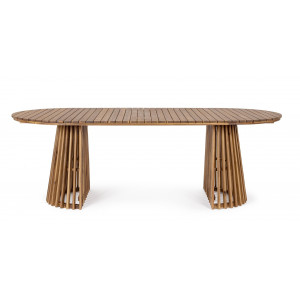 RODANO prémium akác kültéri étkezőasztal - 220cm