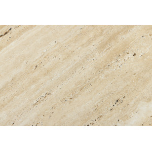 DIAMOND modern travertin dohányzóasztal - 70cm - fekete