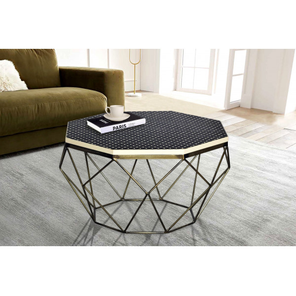 DIAMOND modern csont dohányzóasztal