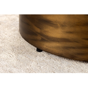 HARMONY NATURE modern csont dohányzóasztal - 60cm