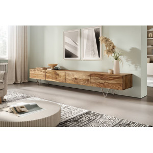 LINESSE prémium rózsafa TV-szekrény - 220cm DELIFE