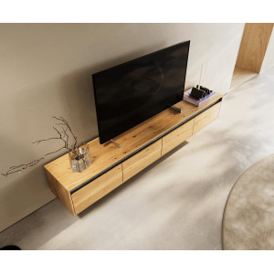 STONEBERM prémium tölgy fali TV-szekrény - 200cm