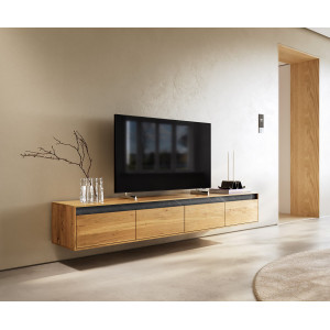 STONEBERM prémium tölgy fali TV-szekrény - 200cm