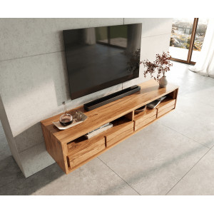 OLIVA prémium akác fali TV-szekrény - 190cm