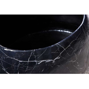 STONE MARBLE modern fém dohányzóasztal - 75cm