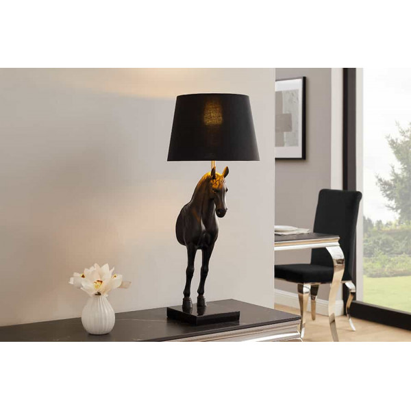 BLACK BEAUTY design asztali lámpa - 75cm