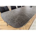 PAPILLON exkluzív bővíthető kerámia étkezőasztal - grafit - 180-220-260cm