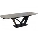 PAPILLON exkluzív bővíthető kerámia étkezőasztal - grafit - 180-220-260cm