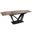 PAPILLON exkluzív bővíthető kerámia étkezőasztal - taupe - 180-220-260cm