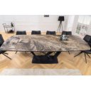 PAPILLON exkluzív bővíthető kerámia étkezőasztal - taupe - 180-220-260cm