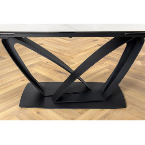 PAPILLON exkluzív bővíthető kerámia étkezőasztal - fehér - 180-220-260cm
