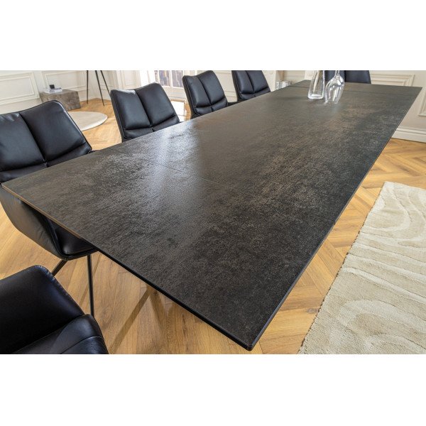 INFINITY design kerámia bővíthető étkezőasztal - 180-220-260cm - rozsda INFINITY design kerámia bővíthető étkezőasztal - 180-220-260cm - rozsda