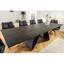 INFINITY design kerámia bővíthető étkezőasztal - 180-220-260cm - rozsda