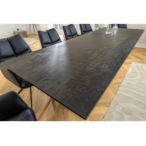 INFINITY design kerámia bővíthető étkezőasztal - 180-220-260cm - rozsda INVICTA