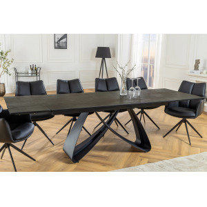 INFINITY design kerámia bővíthető étkezőasztal - 180-220-260cm - rozsda