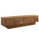 DECORAND különleges mangófa TV-szekrény - 200cm - barna