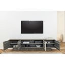 DECORAND különleges mangófa TV-szekrény - 200cm - szürke