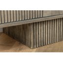 DECORAND különleges mangófa TV-szekrény - 200cm - szürke