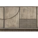 DECORAND különleges mangófa TV-szekrény - 200cm - szürke