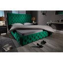 PARIS modern bársony ágykeret -  180x200cm - zöld