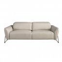 ESPOSITO prémium bőr relax kanapé - 3 személyes - beige