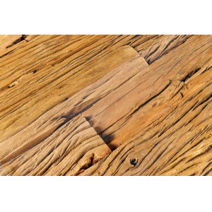 WOODEN BAROCK design dohányzóasztal - 100cm - ezüst