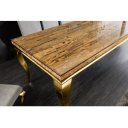 WOODEN BAROCK design étkezőasztal - 200cm - arany