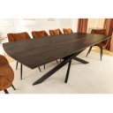 SIGNUM modern mangófa étkezőasztal - 220cm
