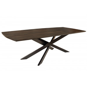 SIGNUM modern mangófa étkezőasztal - 220cm
