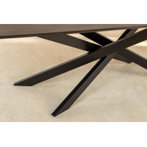 SIGNUM modern mangófa étkezőasztal - 220cm